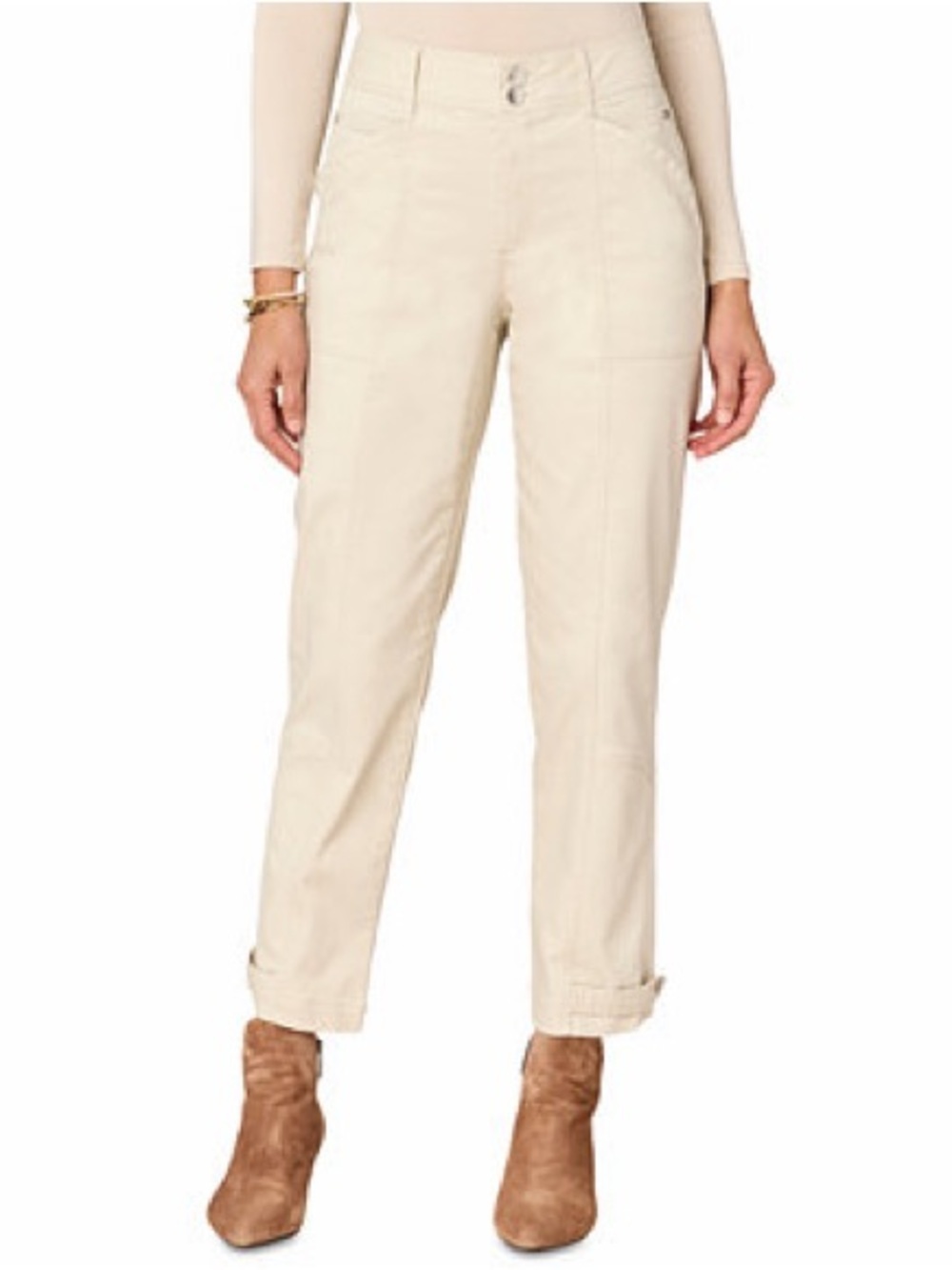 DEMOCRACY Ab Solution High Rise Taper Utility Pants 12P